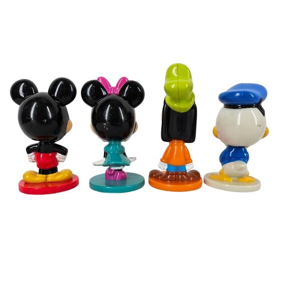VINTAGE KELLOGG’S DISNEY MICKEY & FRIENDS BOBBLEHEAD 4 SET – 2003 CEREAL PREMIUM - Picture 2 of 3